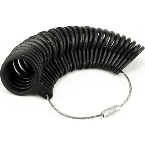 US Size 0 To 13 Jewelry Tool Ring Sizer Finger Size Gauge Ring Basic Jewelry Measurement Tool Suitable for Jewelry Size Loop New