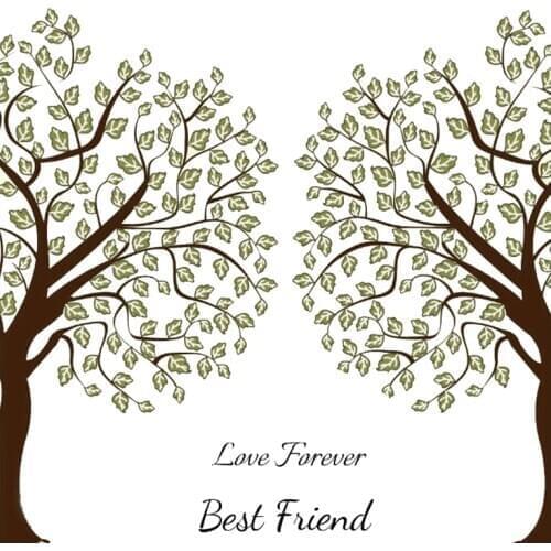 ZhuoAng Love Forever Best Friend Clear Stamps For DIY Scrapbooking/Card Making/Album Decorative Silicone Stamp Crafts