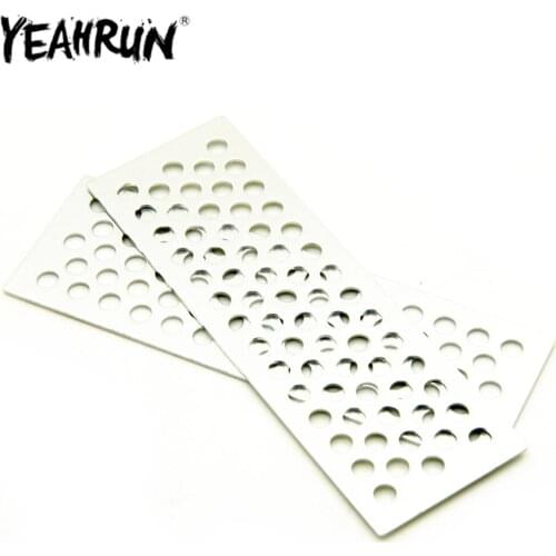 YEAHRUN RC Car Sand Ladder Recovery Board 120*40*2mm for 1/10 RC Rock Crawler Axial SCX10 90046 TRX4 D90 D110 Tamiya CC01