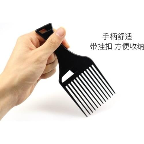 Plastic High Low Gear Comb Hair Accessories Hairdressing Styling Tool High Quality 1Pc Hair Comb Insert Afro Hair Pick Fork Comb