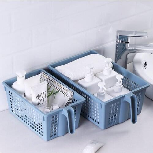 Foldable Make Up Organizer For Bathroom Accessories Home Office Sundries Desktop Storage Basket kitchen Organization