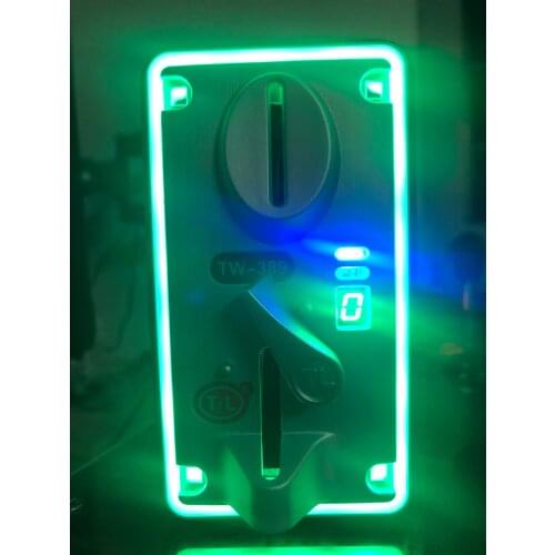 LED front panel Electronic Coin Acceptor CPU Comparison Multi Coin Selector Mechanism Arcade Led panel Coin Accepto