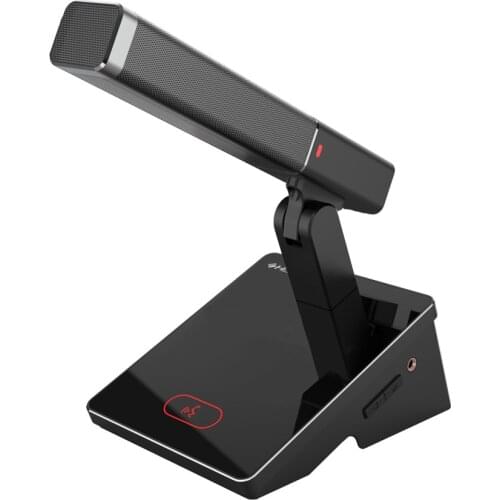 U Segment Dual Diaphragm Digital Touch Microphone Dual Backup Zinc Aluminium Microphone Pole Hi-Fi Pickup Head DSP/DDOV