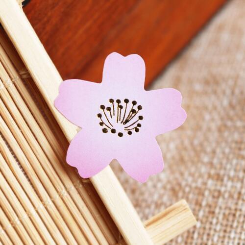 100pcs Sakura Paper Sticker Gift Box Baking DIY Deco Sticker Pink Flower Gift Seal Sticker Labels Party Wedding Decoration