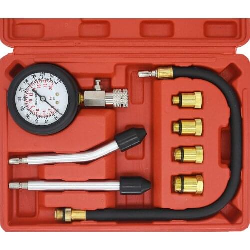 2021 0-300 PSI Fuel Injection Pump Injector Tester Pressure Gauge Gasoline Fuel Pressure Detection Tool Gasoline Pressure Gauge