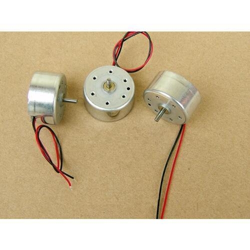 5pcs solar small motor DC5V 9000rpm mute large torque long axis 300 micro motor