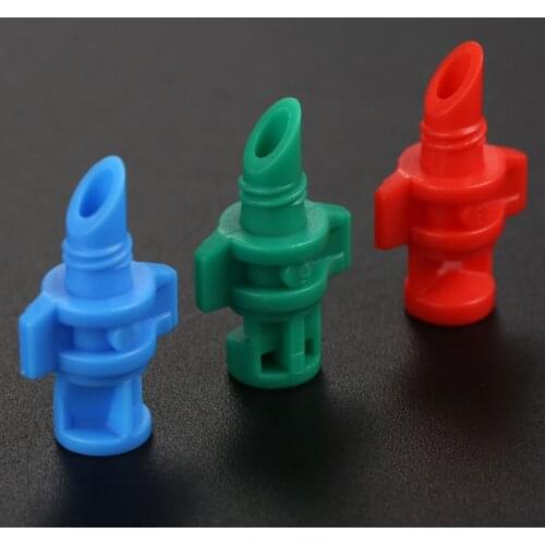 50 Pcs Micro Irrigation Water Spray Nozzle System Agriculture Greenhouse Garden Lawn 360/180/90 Degrees Head Plastic Sprinkler