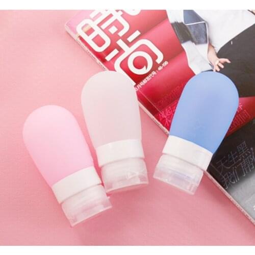 38/80ML Travel Silica Gel Mini Empty Container Cosmetics Lotion Bottles Skincare Shampoo Jars Tools Portable Extrusion Bottling