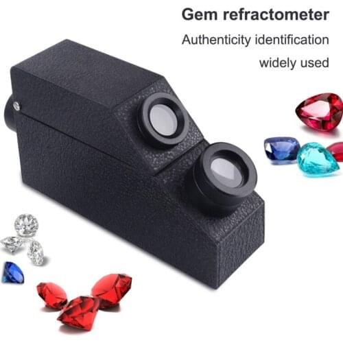 Gem Refractometer Jewelry RHG 1.30-1.81RI Professional Gemstone ldentification 1XCA