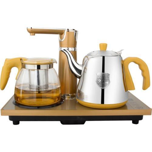 Electric kettle Electromagnetic tea stove Automatic upper water electric pump set three-in-one kung