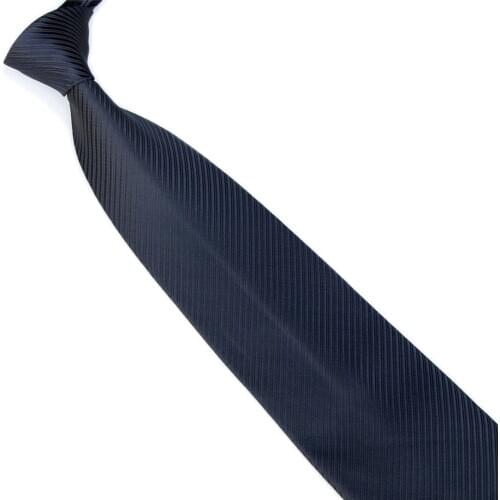 HOOYI Wide Tie for men neck tie solid color stripe necktie