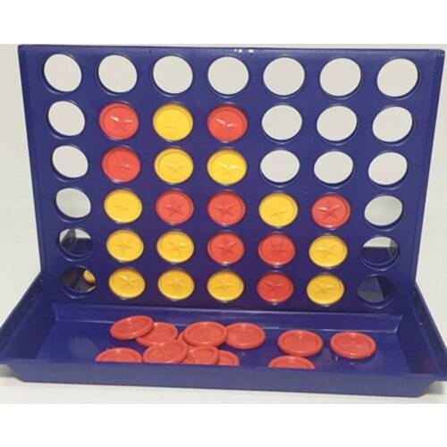 Hot Three-dimensional Four-game Chess Early Education Parent-child Interaction 1 Set Connect 4 In A Line Board Classic Game
