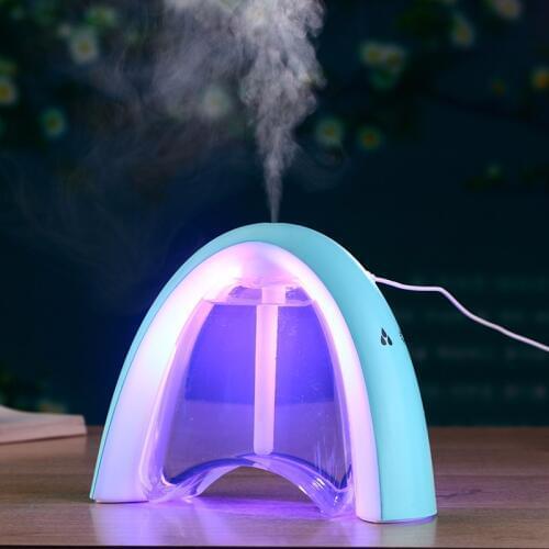 Mini USB Gift Humidifier With Message Board LED Light Ultrasonic Humidifier DC5V 400ml Air Atomizer