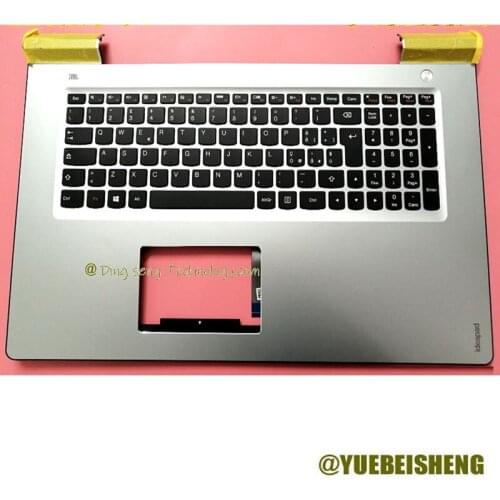 YUEBEISHENG New Original For Lenovo ideapad 700-17 palmrest Italy Italian keyboard Upper cover Upper case 5CB0L02360