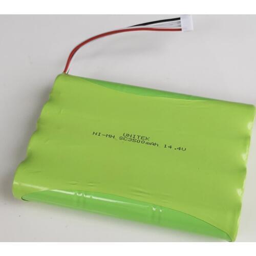 14.4V NI-MH SC Rechargeable Battery Pack Vacumm Cleaner 3500mAh for Samba 365 Ecovacs sweeping mopping machine 4 Pin plug