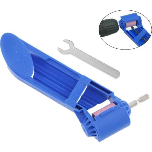 2.0-12.5mm Portable Drill Bit Sharpener Corundum Grinding Wheel Tool Corundum Resisting Drill Polishing Grinder Wheel Tool