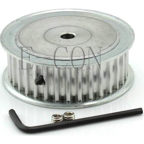 1pcs 5M34T HTD5M Timing Belt Pulley AF34 Teeth 5mm/6mm/8mm/10mm/12mm/14mm/15mm/19mm/20mm Bore 16mm width Stepper Motor