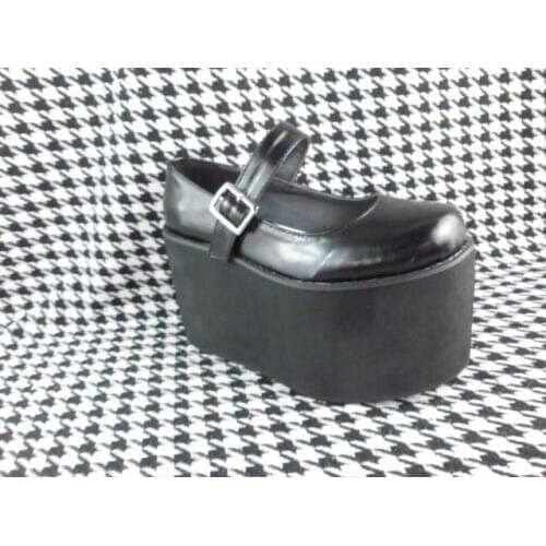 Princess sweet lolita shoes Fashionable European and American thick bottom anti slip muffins thick bottom round head an9250