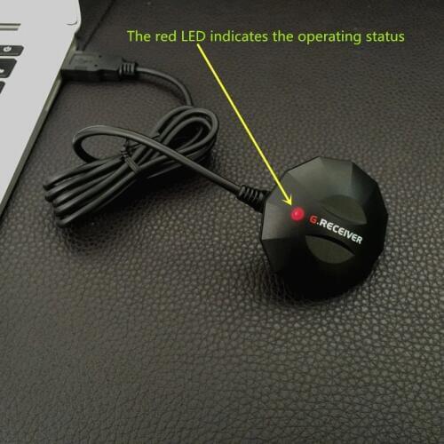 USB GPS GLONASS receiver dual GNSS receiver module antenna, New USB protocol 0183NMEA replace BU353