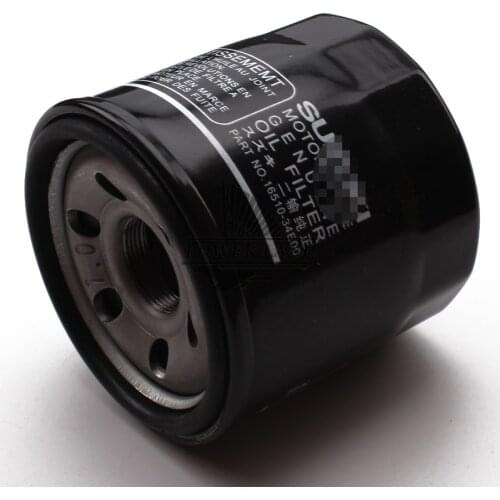 1pcs Black Metal Motorcycle Engine Oil Filter Machine Filter Fits for Suzuki GSX-R400 GSF600 GSR600 GSX-R600 RF600 VS600 DL650