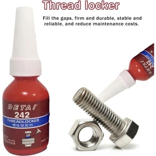 1pcs Screw Glue Thread Locking Agent Anaerobic Adhesive 243 Glue Oil Resistance Fast Curing For Metal