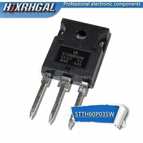 5PCS STTH60P03SW TO-3P STTH60P03 TO247 60P03SW TO-247 60P03 HJXRHGAL