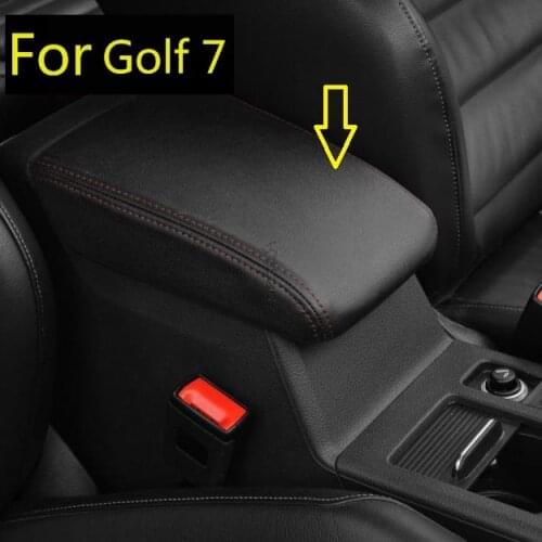 Customzied Microfibre Leather Center Armrest Cover For Volkswagen Golf 7