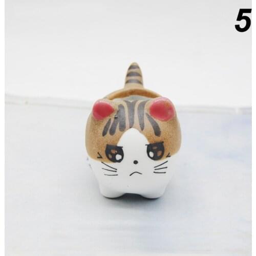 Flower Pot Cute Cartoon Thumb Basin Succulents Meaty Ceramic for Home Decoration Home Accessories