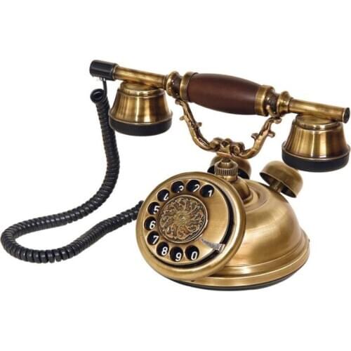 Nostalgia Home Rotary Telephone Retro Antiquation Phone Decorative