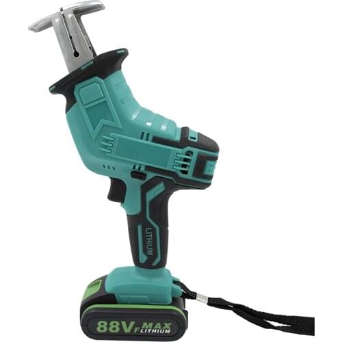 18V Cordless Electric Reciprocating Saw Portable Power Tools Variable Speed Metal Wood Cutting Machine for Makita 18V Battery