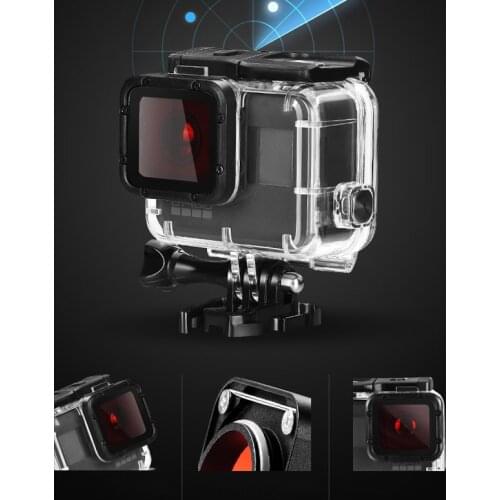 Neutral Density ND4 ND8 ND16 Filters Action Camera Lens Protector Filter Set For GoPro Hero 5 Hero 6 Hero 7 ( Black)