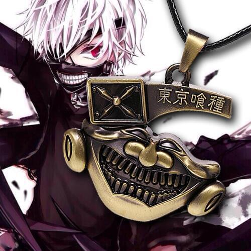 Hot Anime Tokyo Ghoul Kaneki Ken Bronze Pendant&Necklace High Quality Personality Jewelry