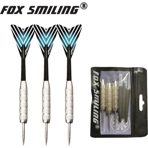 Fox Smiling 3pcs 22g Steel Tip Needle Darts With Nylon Darts Shafts