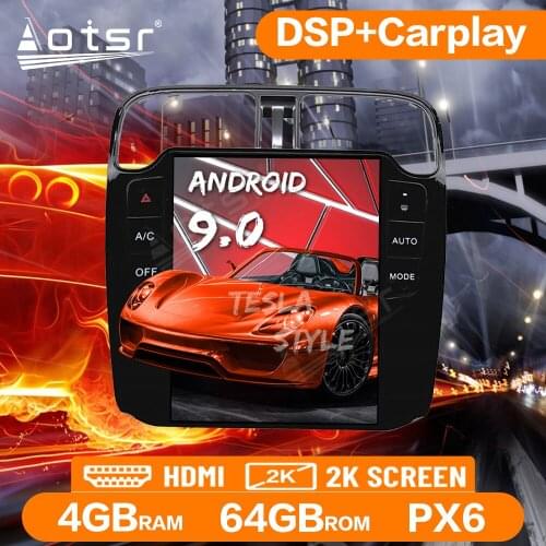 For Volkswagen Polo 2011-2016 Tesla BigScreen Car GPS Navigation Android Radio Tape Recorder Multimedia Player Audio Head Unit