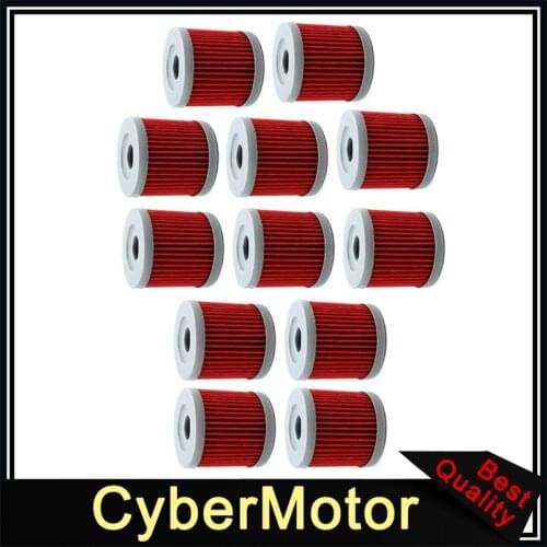 12x Oil Filter Bike Pit Dirt CB250 150cc 200cc 250cc Lifan Zongshen Loncin ATV Quad 4 Wheeler Motorcycle Motocross