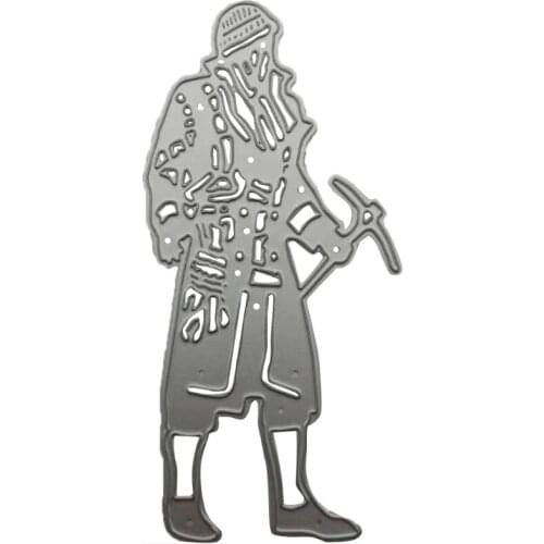 066E Man Metal Cutting Dies Stencil DIY Scrapbooking Album Paper Card Template Mold