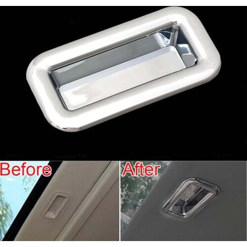 YAQUICKA Chrome ABS Car Interior Sunroof Top Handle Cover Frame Trim Styling Fit For Jeep Patriot Compass 2011-2015 Car-covers