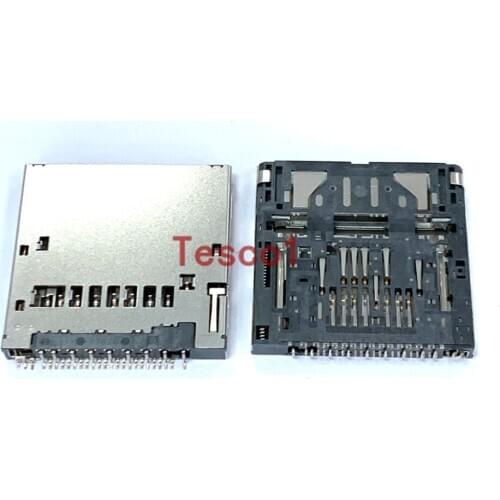 NEW Original SD Memory Card Slot HolderFor sony W370 W620 W650 W670 A7 H55 Camera Repair Part
