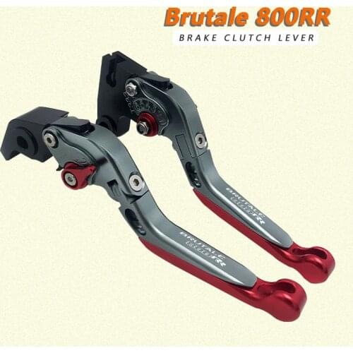 For MV Agusta Brutale 800 RR 800RR 2014 2015 2016 Motorcycle CNC Aluminum Alloy Adjustable Folding Extendable Brake Clutch Lever
