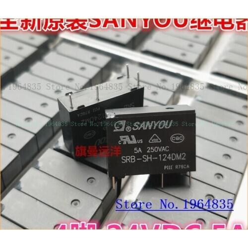 SRB-SH-124DM2 5A 4 24V 24VDC