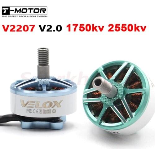 1/4PCS T-motor VELOX V2207 V2.0 2207 2550KV 4S Lipo 5inch Propeller 4mm Shaft 16x16mm FPV Motor For RC Quadcopter Multicopter