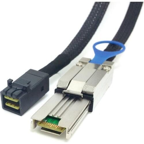 External Mini SAS SFF-8088 to mini sas High Density HD SFF-8643 data Server hard disk raid Cable 100cm
