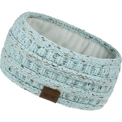 Crochet Knitting Woolen Headbands Winter Women Bohemia Weaving Cross Headbands Handmade Hairbands New Solid