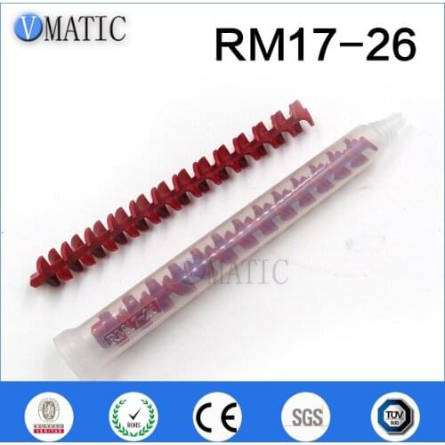 High Quality 5Pcs Resin Static Mixer MR17-26 Mixing Nozzles For Duo Pack Epoxies