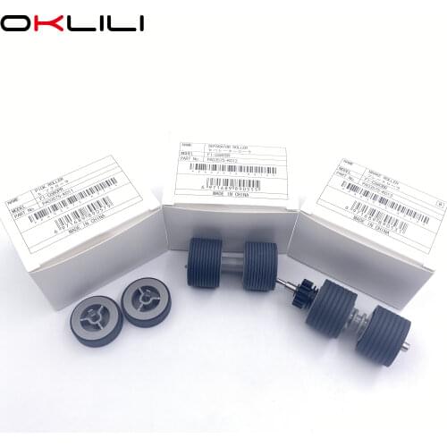1SET X PA03575-K011 PA03575-K012 PA03575-K013 Pick Roller Brake Roller Separator Roller Kit for Fujitsu fi-6400 fi-6420 fi-6800