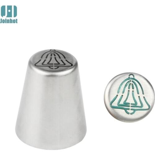 1 pc Christmas bell Icing Piping Tips Special Russian Nozzle Cupcake Cake Decorating Pastry Baking Tools