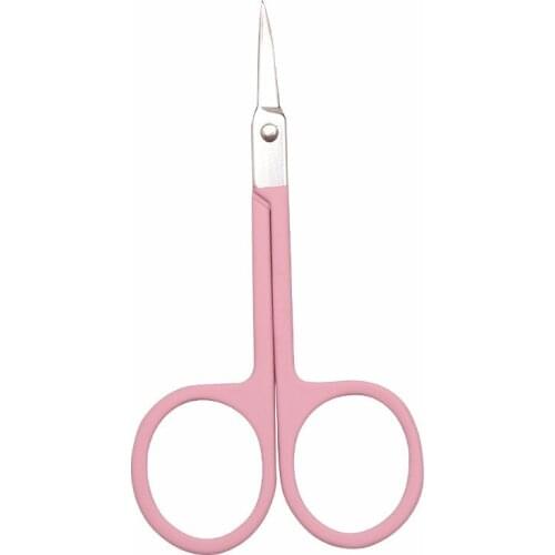 1PC Professional Scissor Manicure for Nails Eyebrow Nose Eyelash Cuticle Scissors Curved Pedicure Makeup Tool Eyebrow Scissor