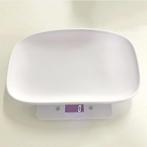 10KG/1g Pet Scale Cat Dog Food Scale With Basin Digital Kitchen Scale Waterproof Baby Infant Weight Scale Easy Clean Tray Scale
