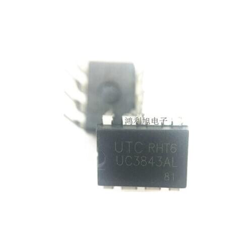 10PCS/lot UC3843AL DIP-8 UC3843A DIP8 UC3843 DIP original In Stock