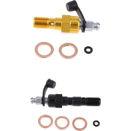 2PCS M10 Double/Single Banjo Bolt Thread Bleeder Nipple Washers 1.25mm